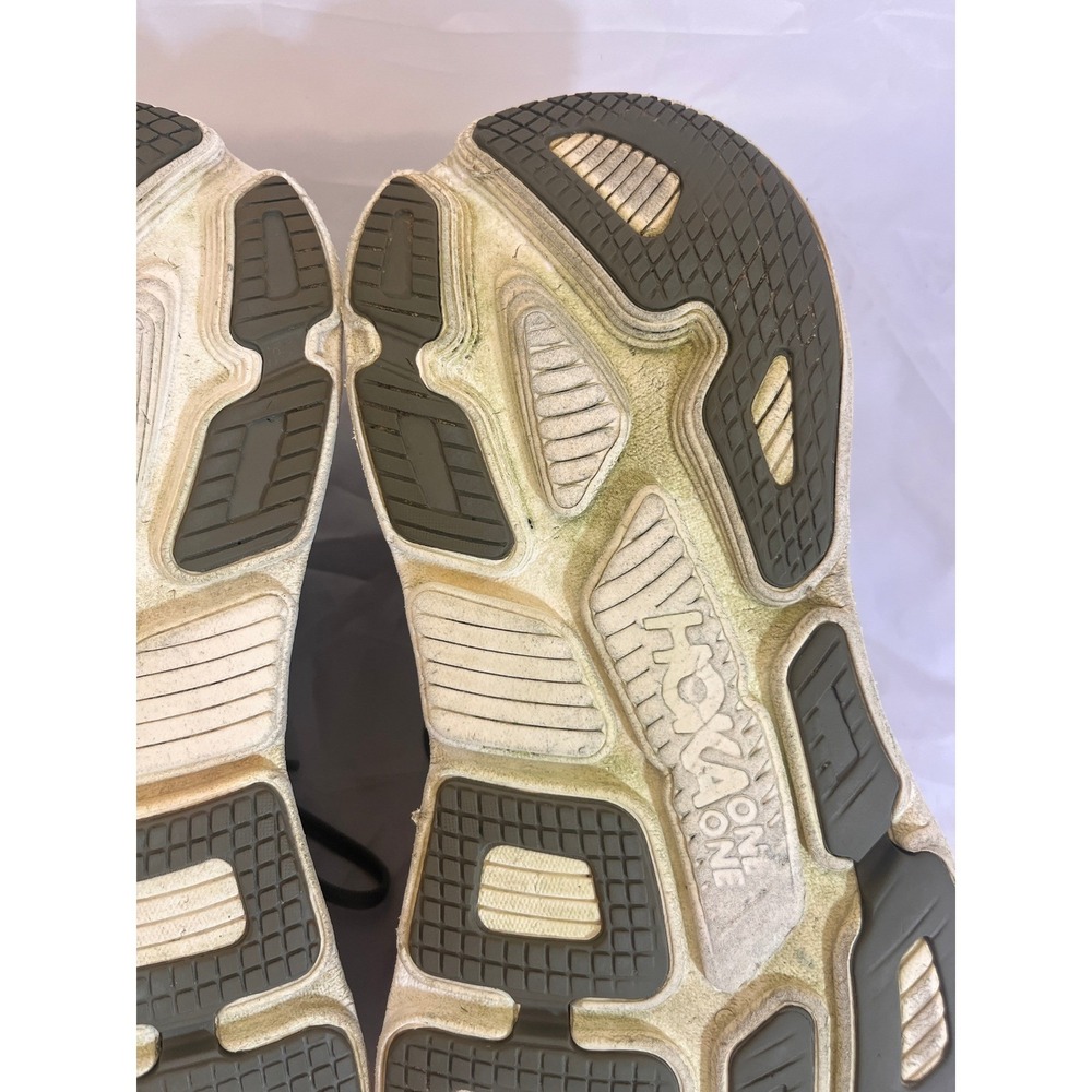 Hoka One One Bondi 7 Mens Olive Green Road Running Shoes Sneakers 13 2E - Picture 13 of 16